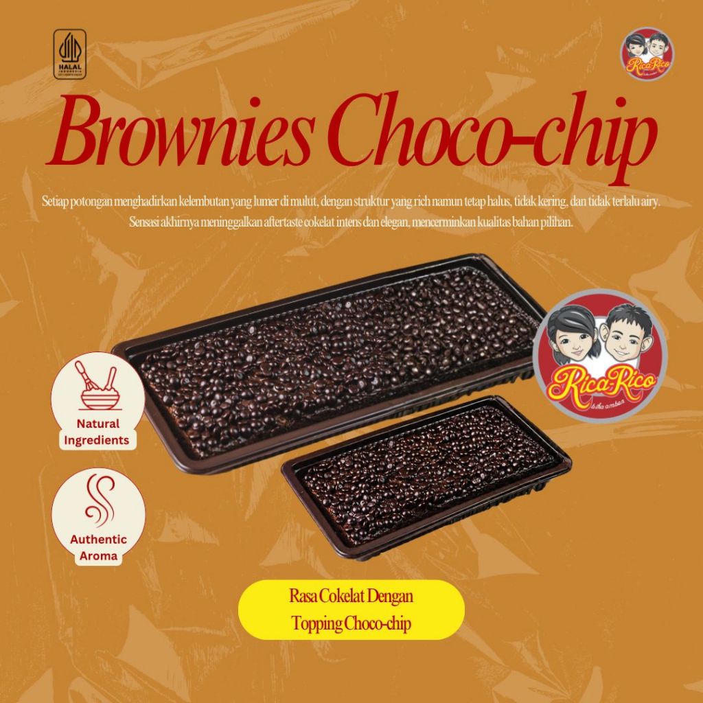 BROWNIES RICA RICO BESAR
