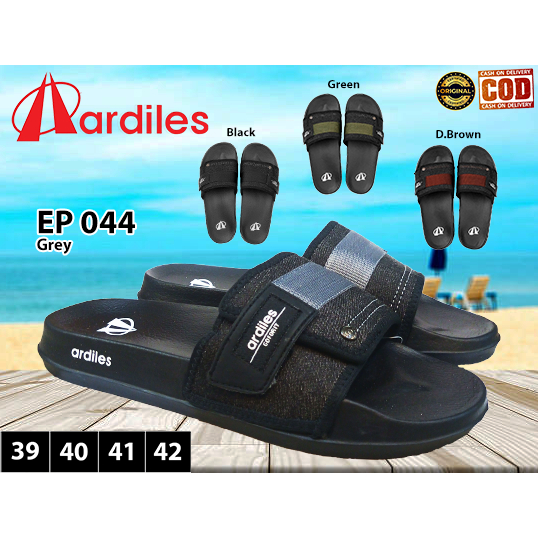 ARDILES sandal sendal selop slop bustong formal formil kasual casual kulit asli pria cowok original
