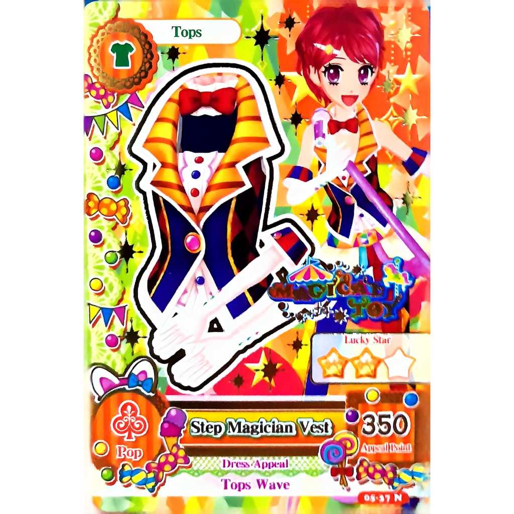 KARTU AIKATSU 100% ORI MAGICAL TOY (CEK DESK)
