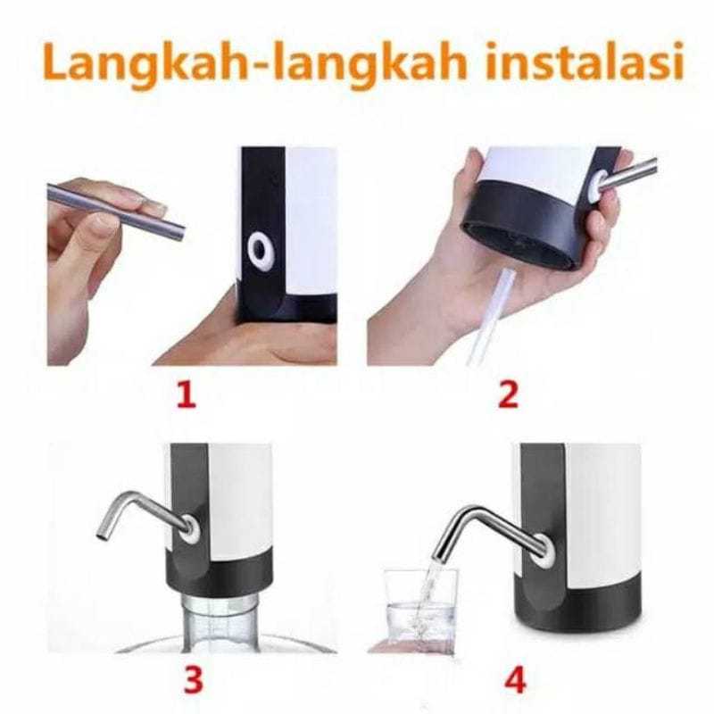 Pompa Air Galon Elektrik Di Charger Pompa Galon Elektrik