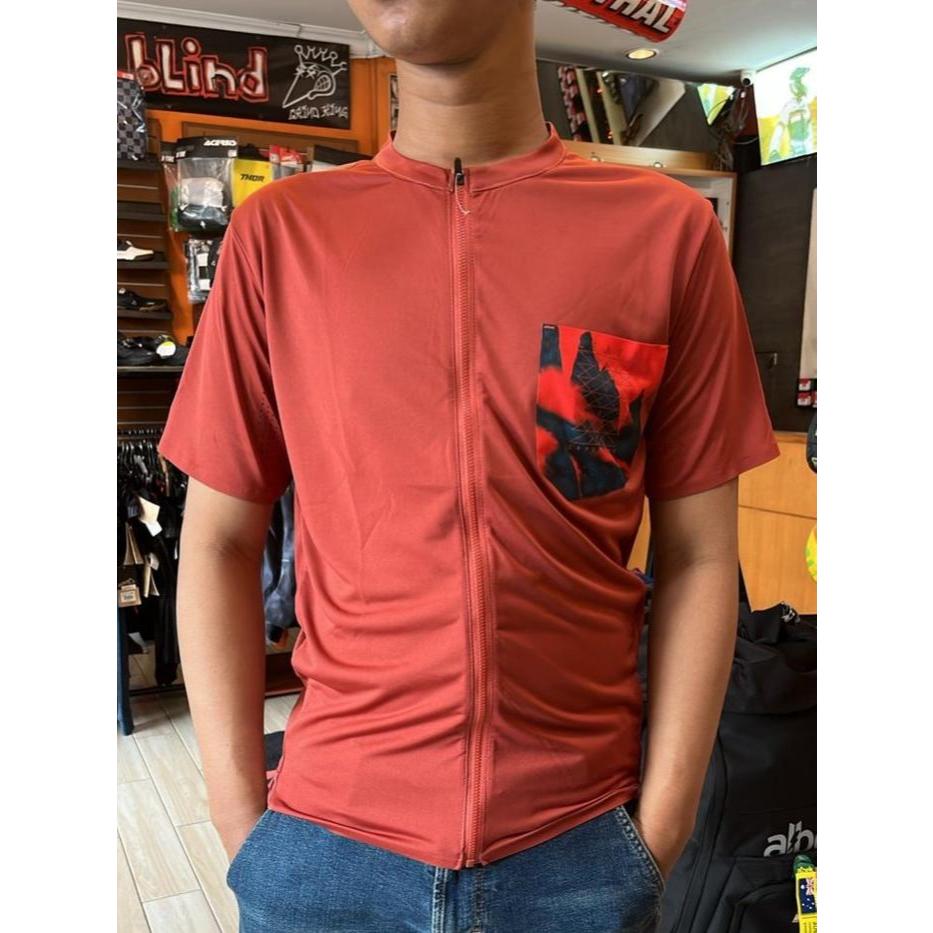 Jersey leatt sepeda MTB 3.0 Trail 23color - Lava - L
