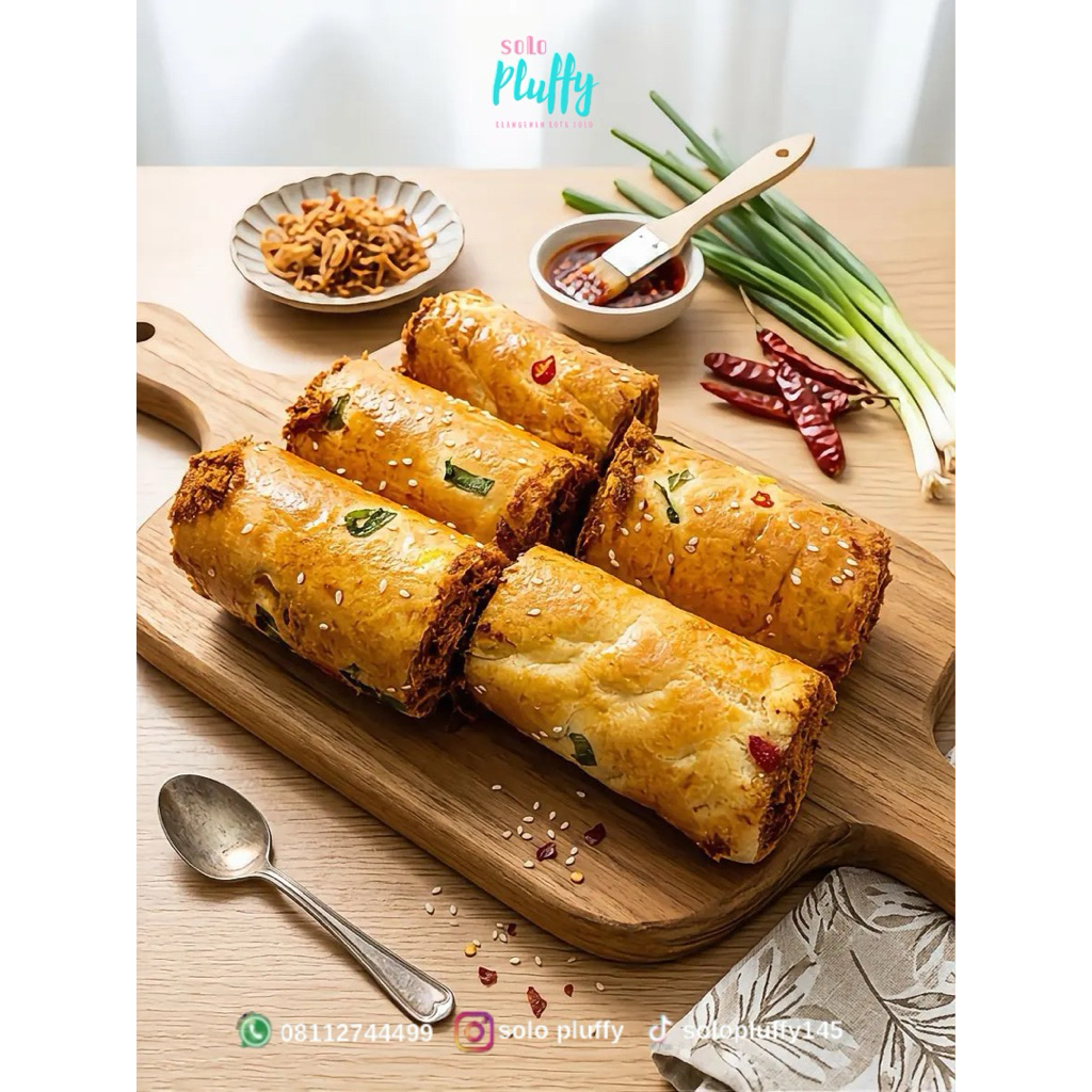 Roti Gulung Abon Sapi By Solo Pluffy