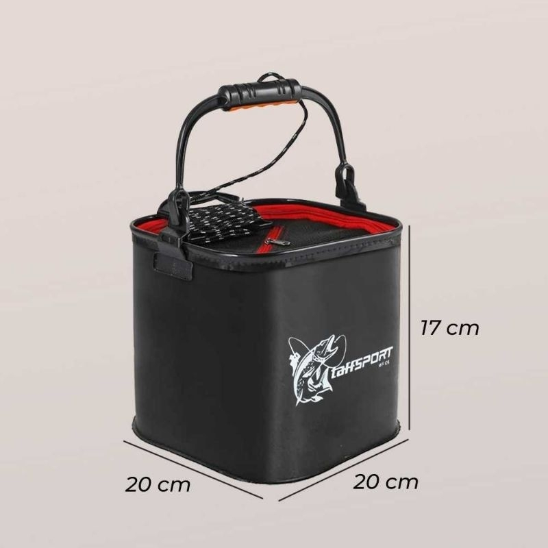 Ember Tas Pancing Ikan Ember Lipat Bahan Tebal Tas Fishing Tas Pancing Lipat