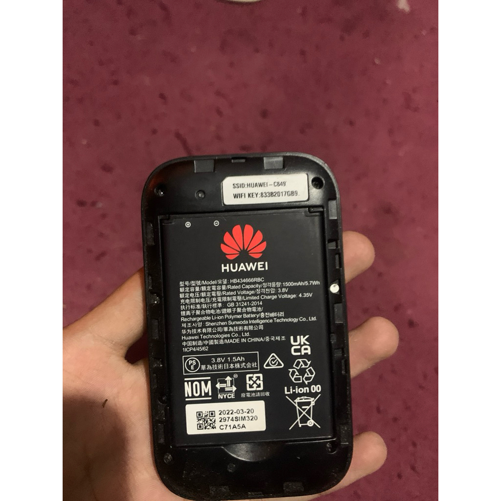 modem wifi huawei E5576 4G unlock version bekas normal mulus