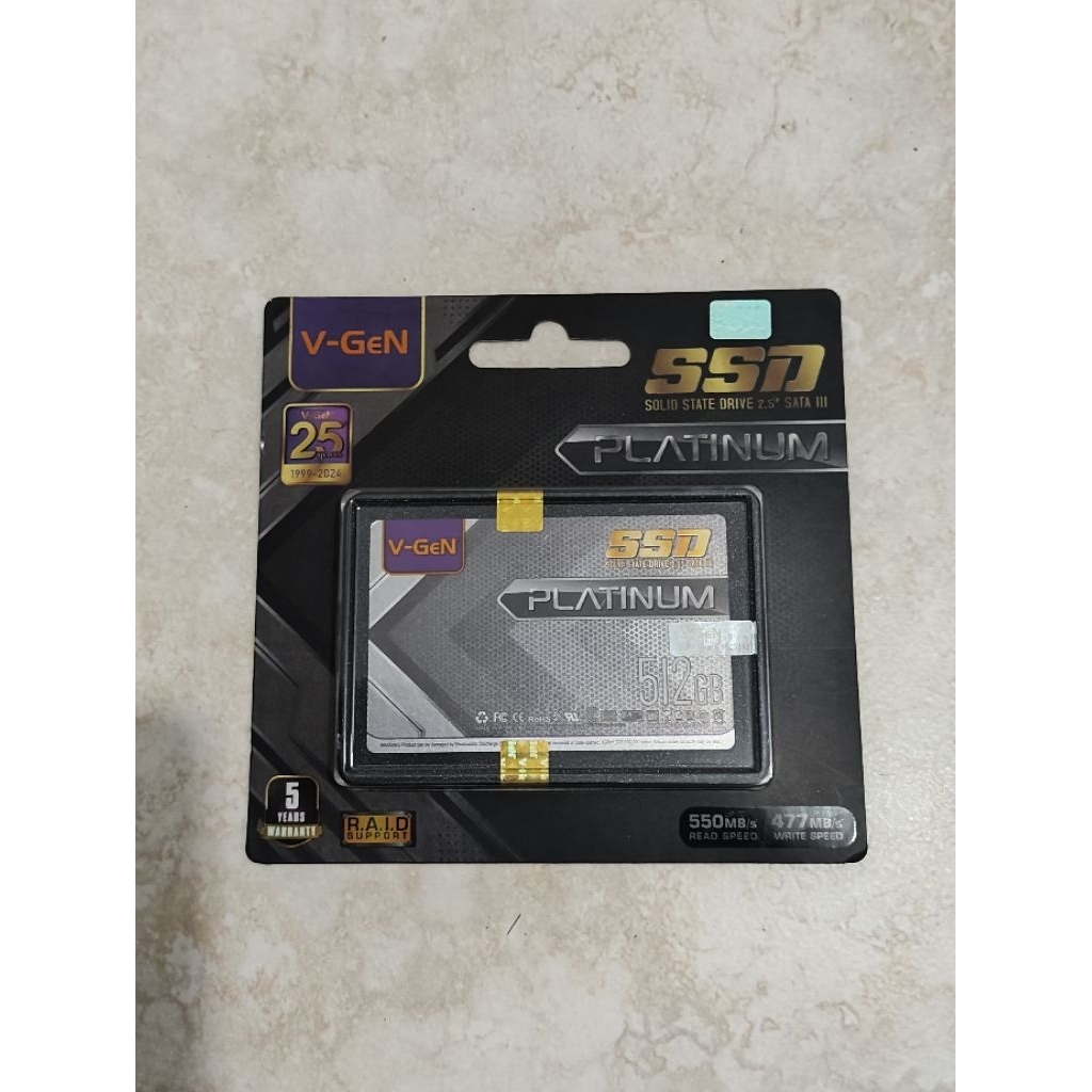 SSD SATA III PLATINUM 512GB