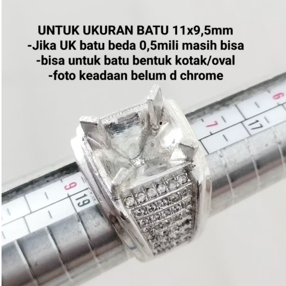 RING ALSUP TERBARU MODEL PERAK MICROSETTING