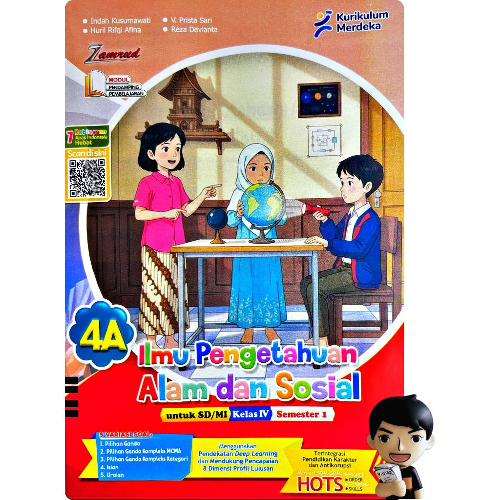 LKS IPAS IPA & IPS KURIKULUM MERDEKA SD/ MI KELAS 4 SEMESTER 1 2026-2027 KURIKULUM MERDEKA Deep Lear