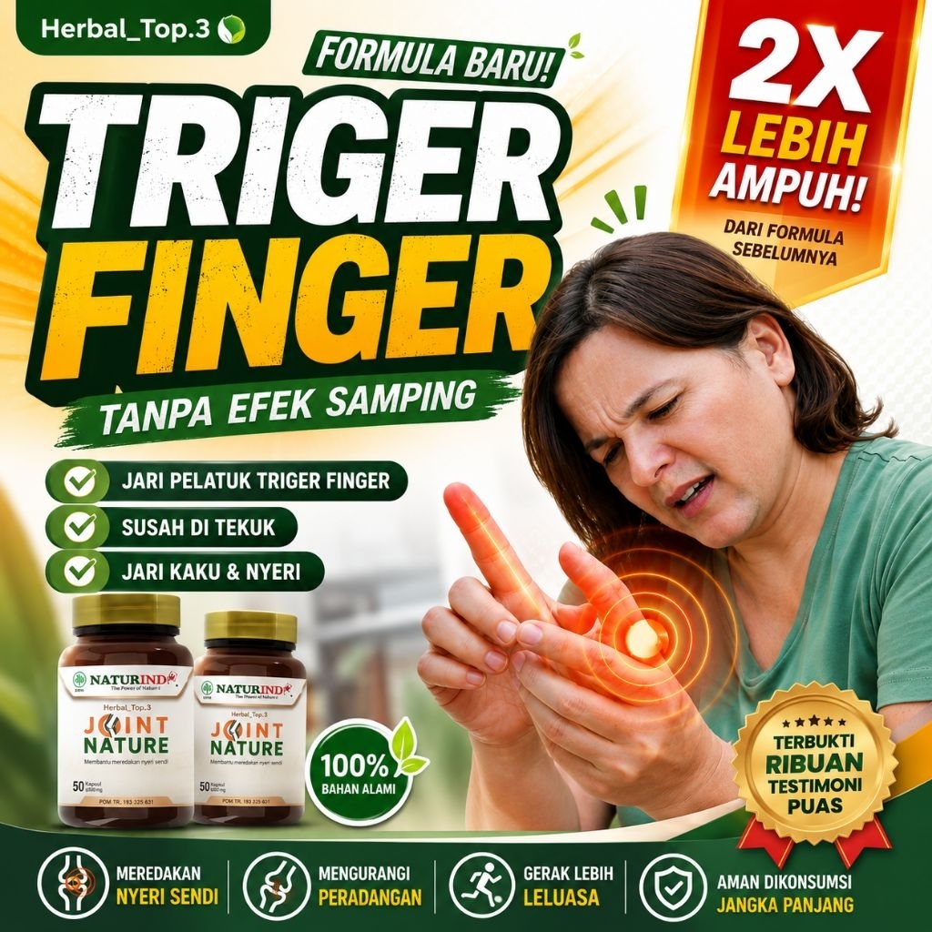 Obat Triger Finger Jari Jari Kaku Radang Sendi Pengapuran Nyeri Sendi Jari2 Tangan Kaku