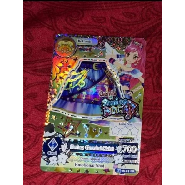 Kartu Aikatsu Gemini Swing Rock Skirt