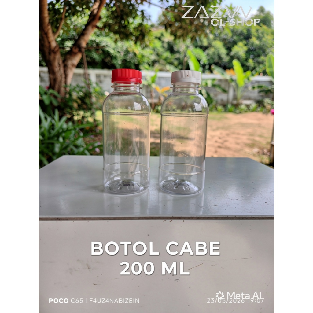 BOTOL CABE 200ML / BOTOL 200ML / BOTOL JUS 200ML