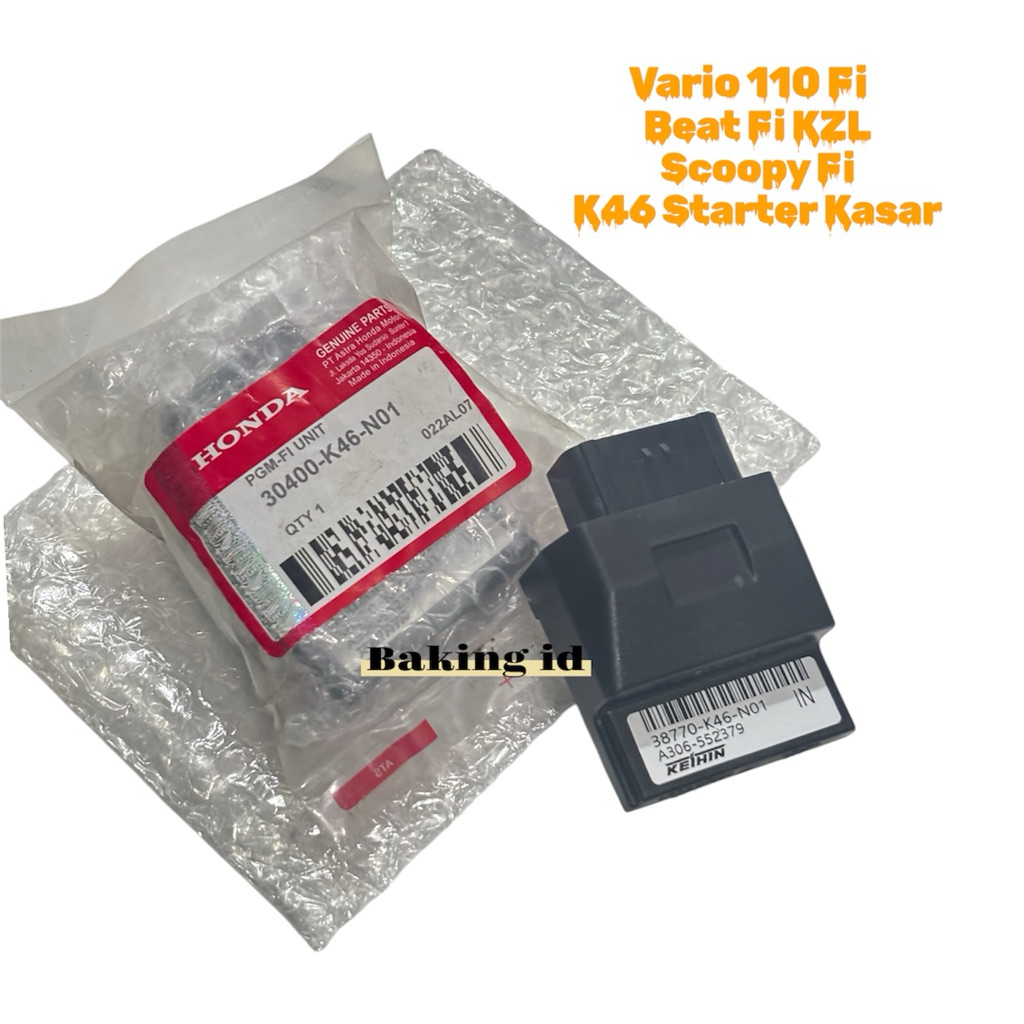 Ecu Ecm Beat Fi Starter Kasar Ecu Vario 110 K46