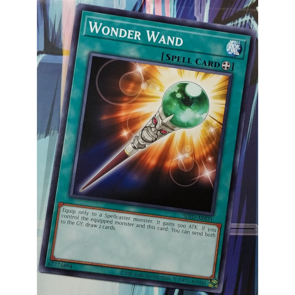 YuGiOh - Wonder Wand (SDID-AE031) - Common - Spell Card - Official Card Game ORIGINAL