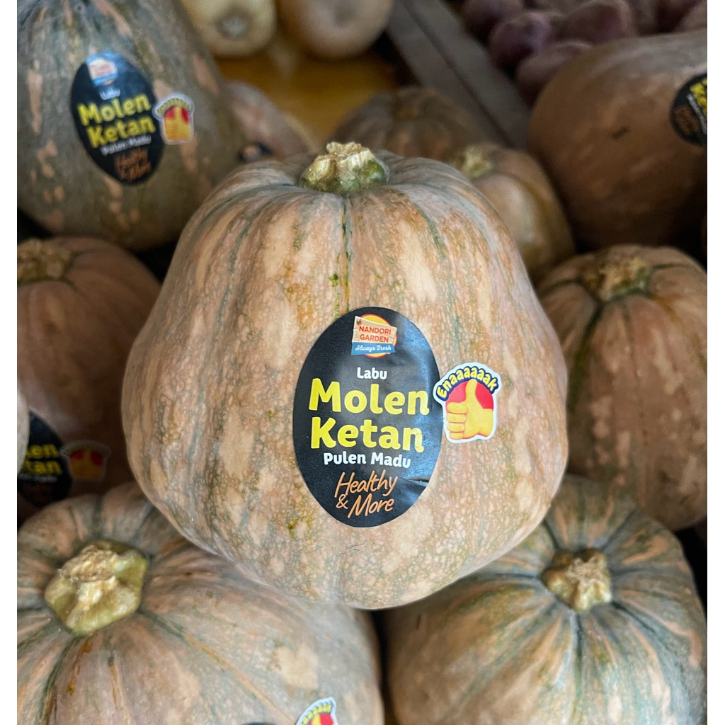 Labu Melon Ketan Pulen Madu Super Fresh / Labu Melon Madu / Pcs