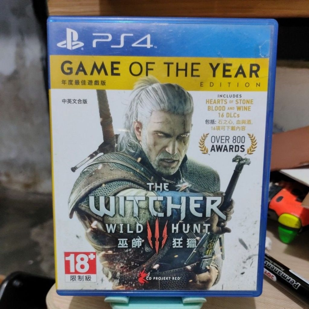 the Witcher 3 wild hunt PS4 PS5 kaset game Playstation bd