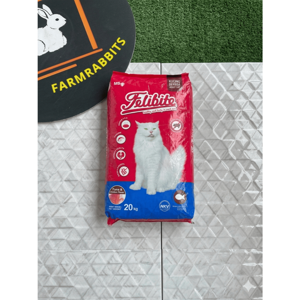 MAKANAN KUCING || FELIBITE 1 KARUNG || BERAT ISI 20KG