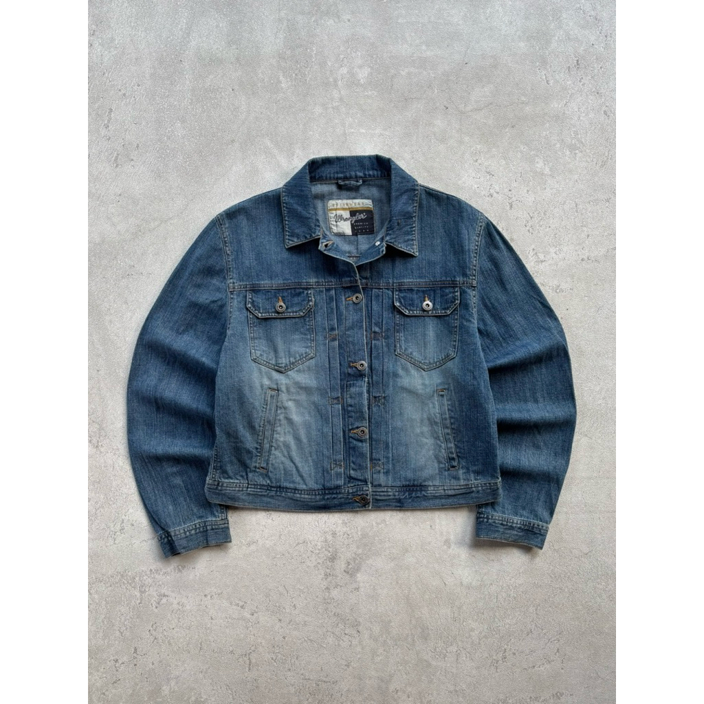 Vtg wrangler denim jacket light blue jeans
