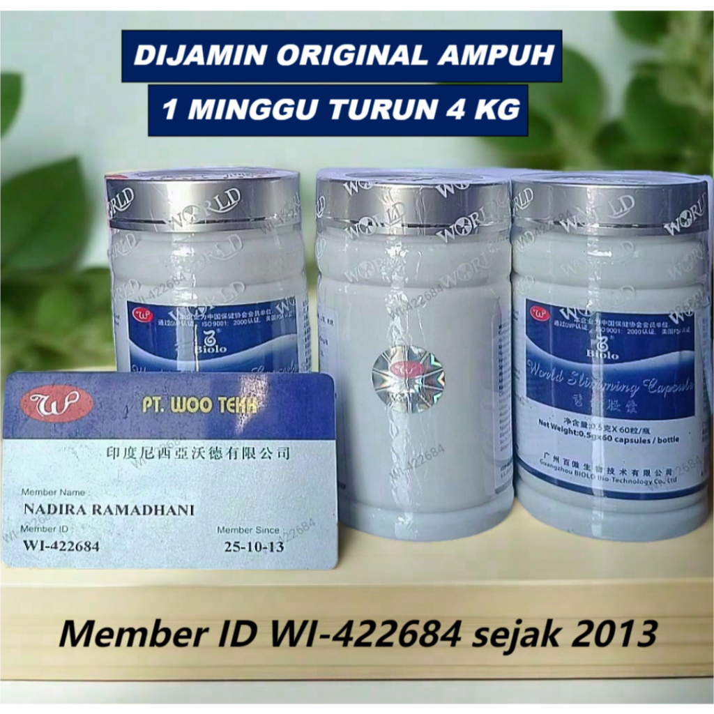 WSC-Biolo dan Collagen Wootekh Original - Softgel Pemutih Kulit - 100% Asli - Gratis Ongkos Kirim
