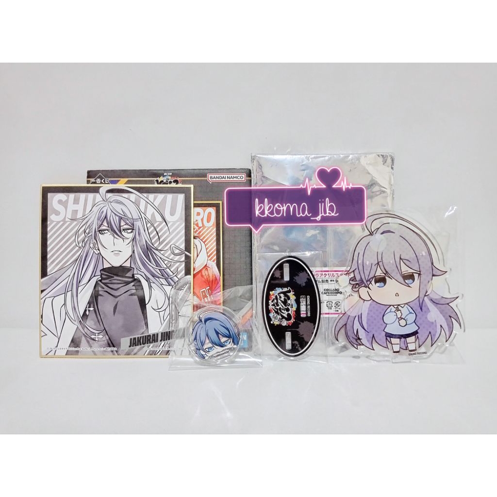 Hypnosis Mic Jakurai Jinguji Shikishi Paper Clip Acrylic Stand