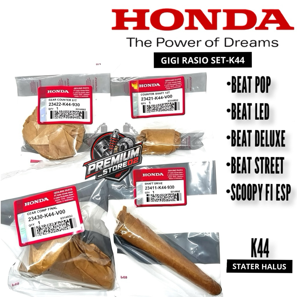 GIGI RASIO GARDAN SET BEAT POP BEAT ESP FI K44