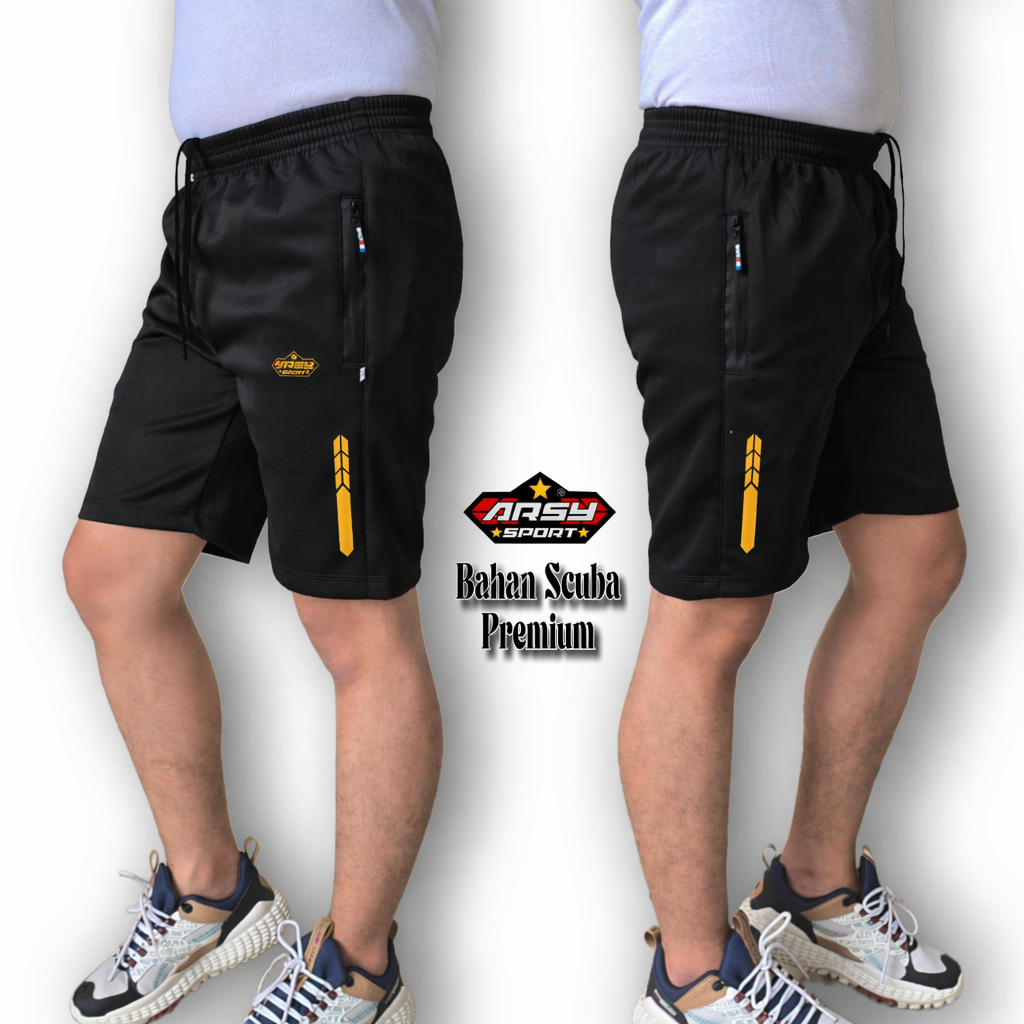 Arsy Sport - Celana Running Pria - Celana Pendek Olahraga Sport Short Pant Gym - SC003