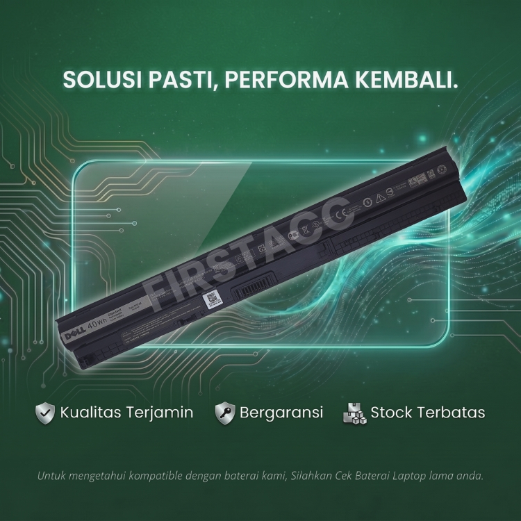 Baterai Laptop DE 14-3000  M5Y1K Series
