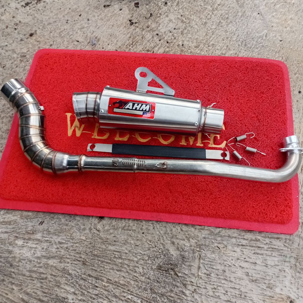 AHM EXHAUST EX5 LC135 WAVE 100 DASH 110 125 KRISS SRL 125  SYM Y15ZR LEGEND