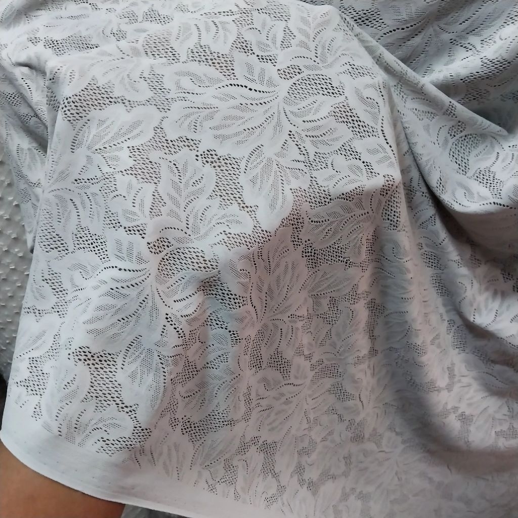 Kain bahan brukat stretch brukat kebaya melar(harga per 0,5 meter)