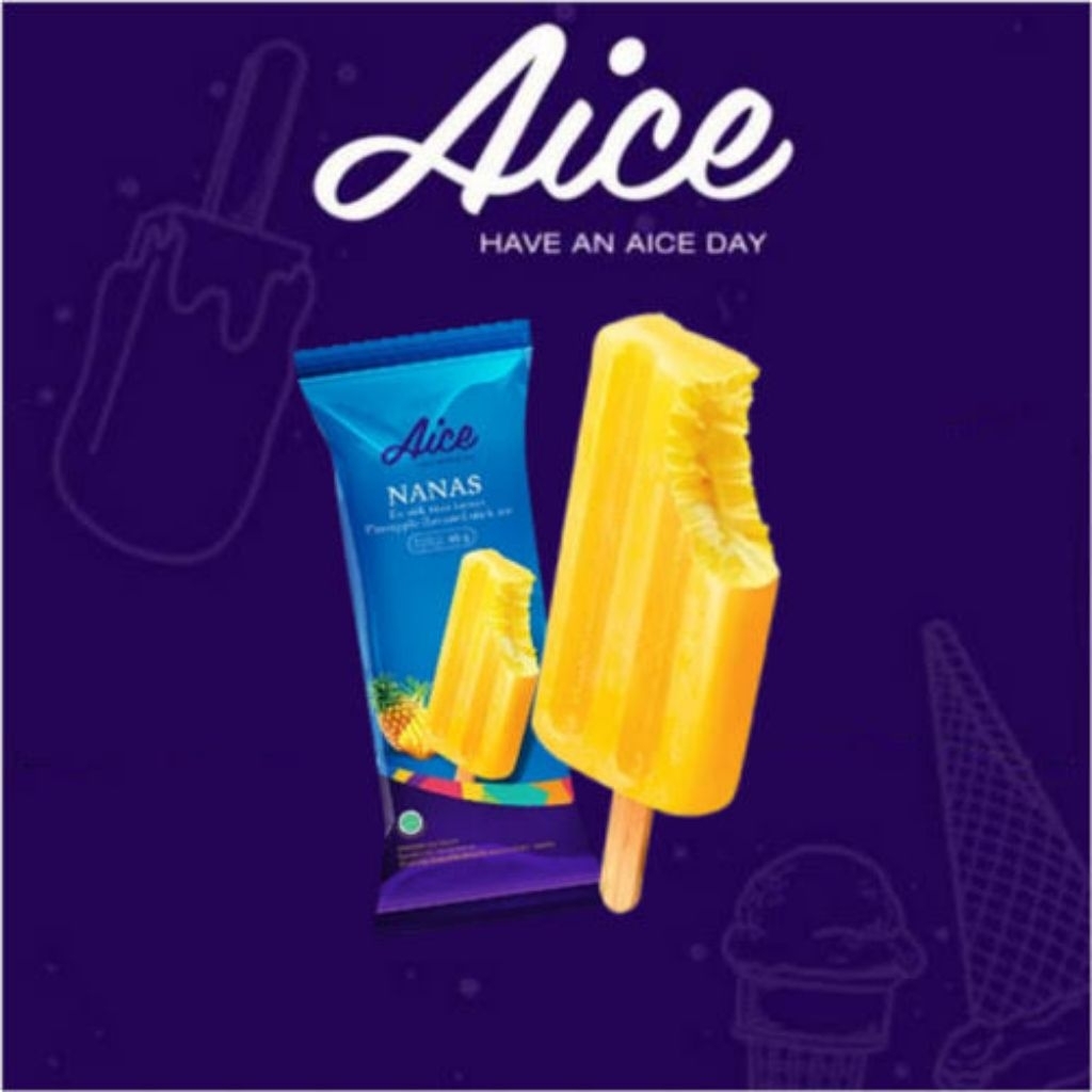Aice Nanas es cream stick