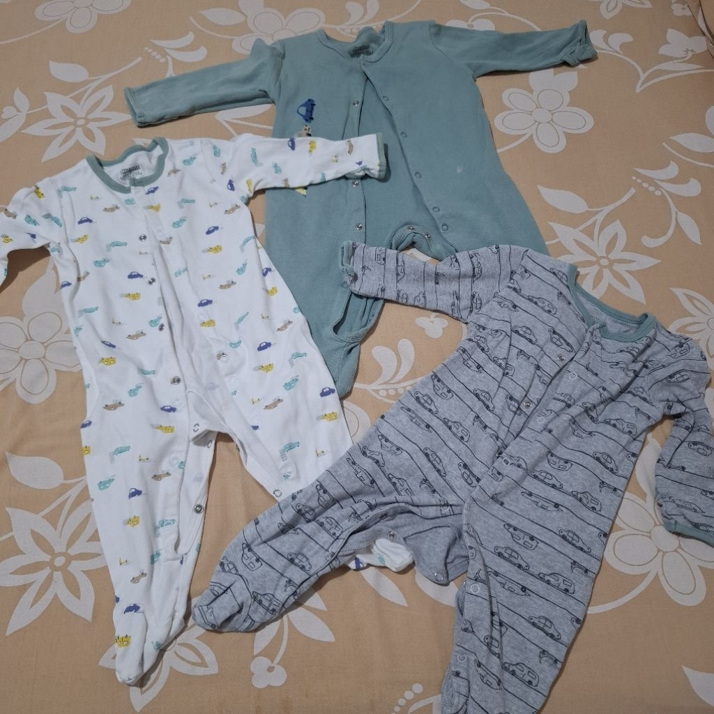 papas mamas sleep suit baju bayi 9-12bulan