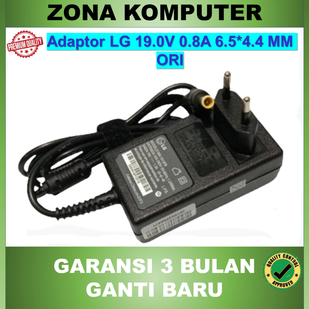 Adaptor LG 19V 0.84A Amp Adaptor TV/Monitor LG ORIGINAL