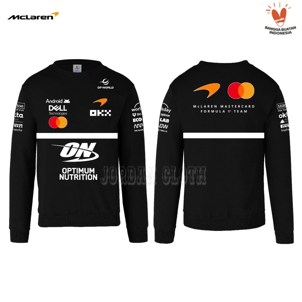 Sweater Jaket Hoodie Team McLaren Racing 2026 Formula One F1