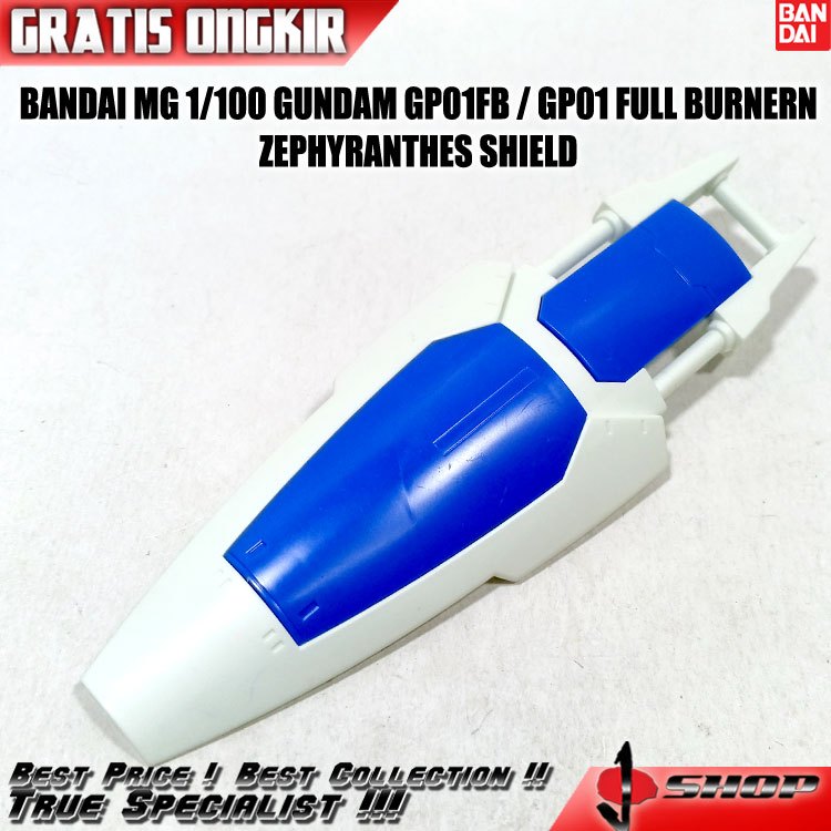 BANDAI MG 1/100 GUNDAM GP01FB / GP01 FULL BURNERN ZEPHYRANTHES SHIELD MG2309