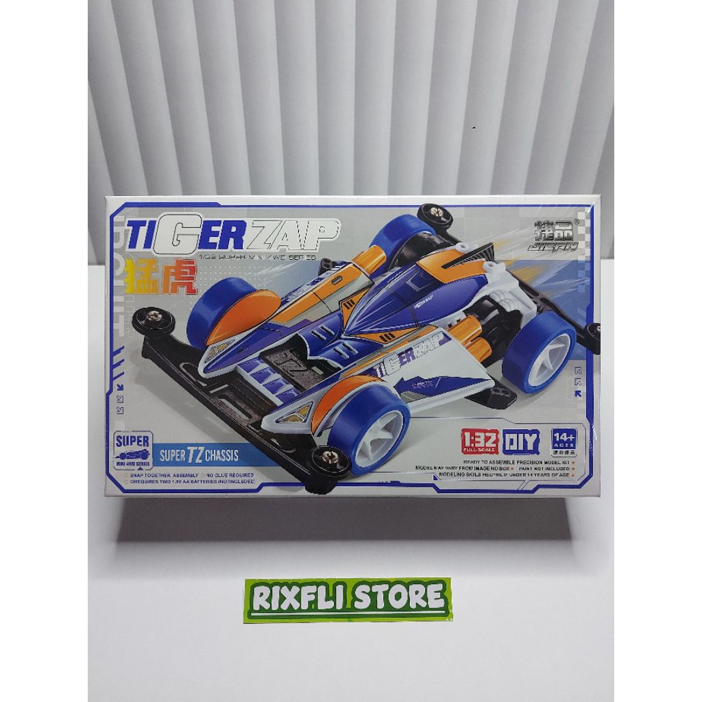 Mobil Tamiya KIT JIEPIN Series TIGER ZAP ( Chassis SUPER TZ )