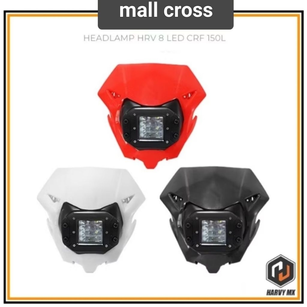 HEADLAMP CRF 150l 2018 REFLEKTOR CRF 2022 BATOK / KEPALA LAMPU DEPAN CRF LED
