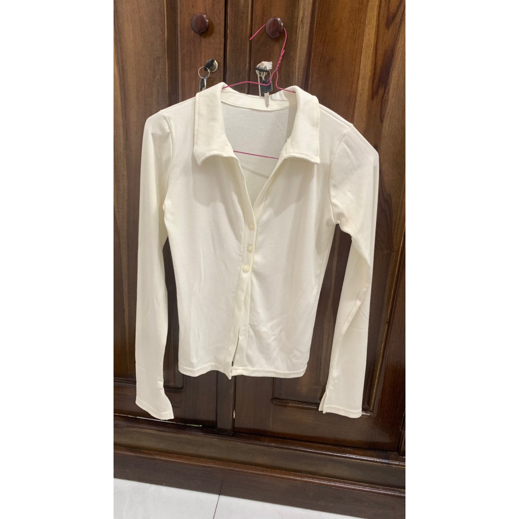 Preloved cardigan putih