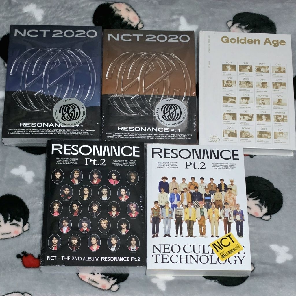 [Ready] Album NCT Golden Age, Resonance Part 1 Future Past, Part 2 Arrival Departure Sealed
