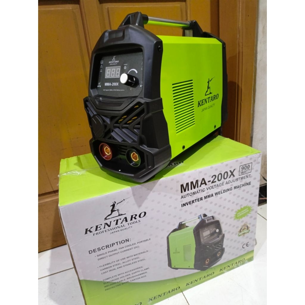 TRAVO LAS /MESIN LAS MMA-200X HD HEAVY DUTY kentaro japan 900 watt