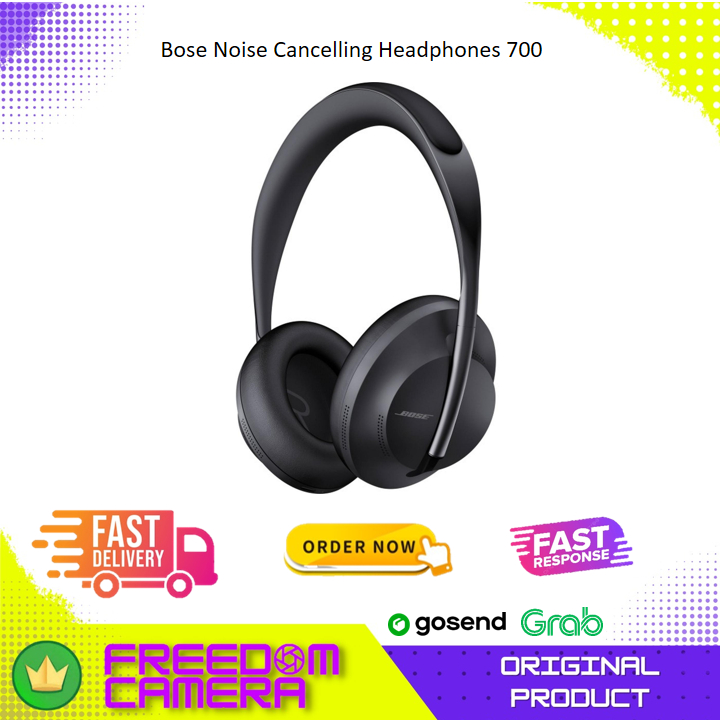 Bose Noise Cancelling Headphones 700 Black  Hitam