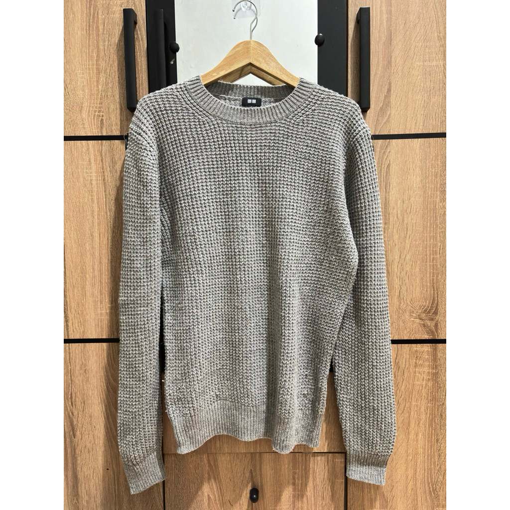 Sweater Abu Waffle Uniqlo