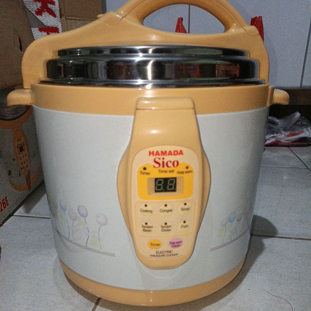 Hamada electric pressure cooker 6L Hamada pleasure cooking presto cooking presto listrik Hamada Sico