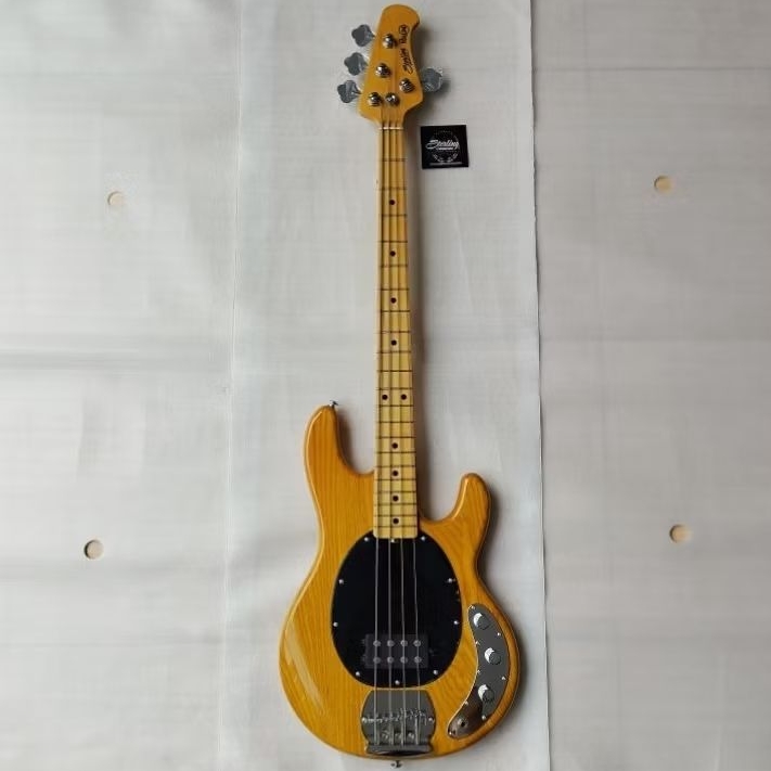 Gitar Bass Sterling Ray 34 by Musicman - 4 String Passive Natural ( Bass Guitar )