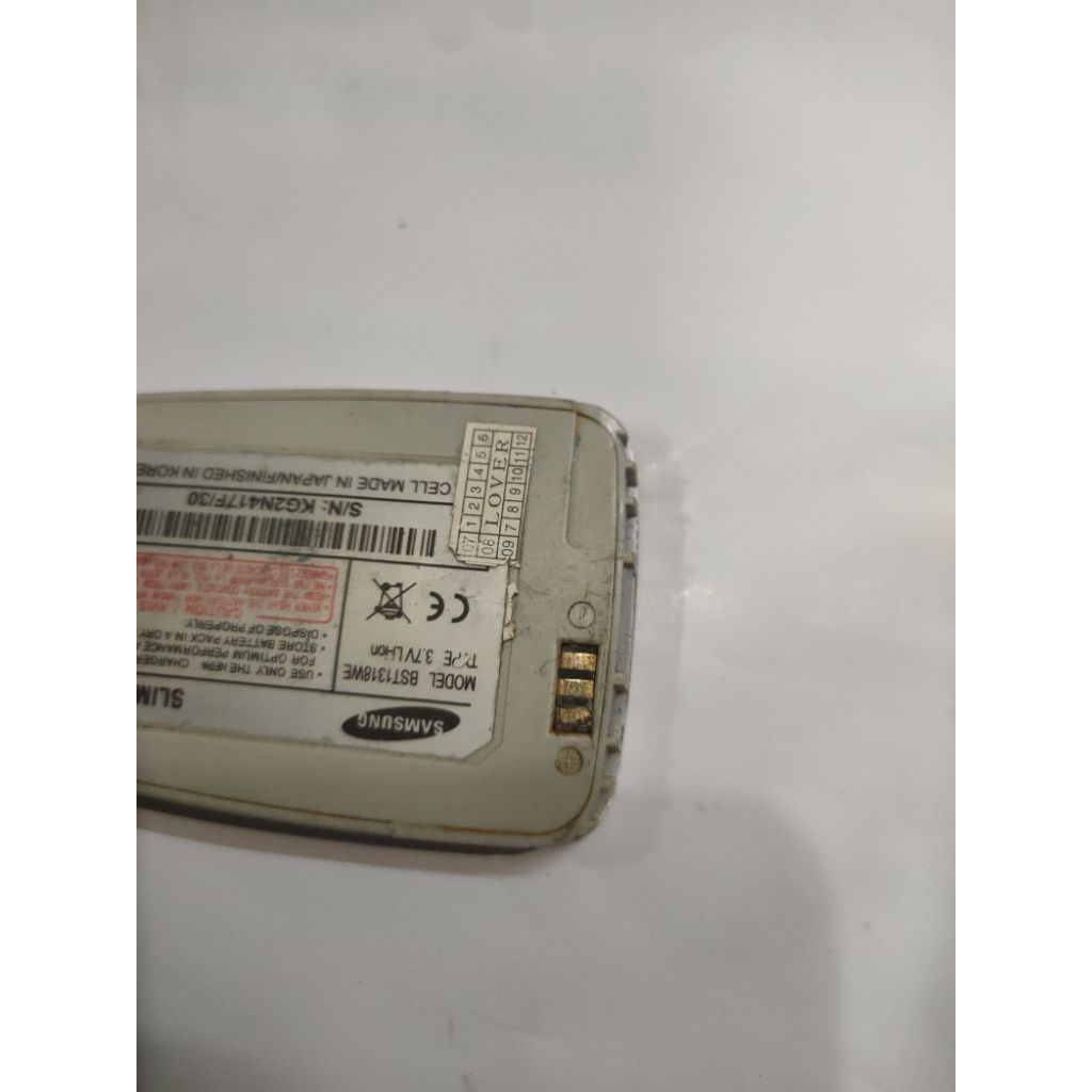baterai hp samsung sgh s500/e700