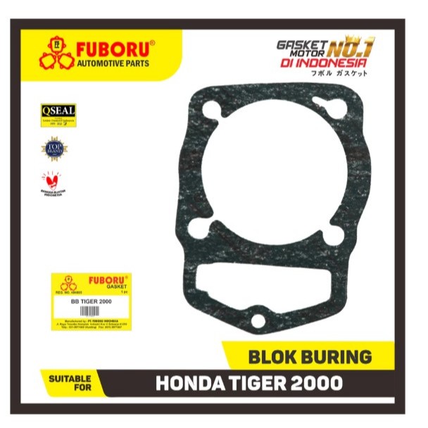 Gasket Paking Blok Honda Tiger merk Fuboru