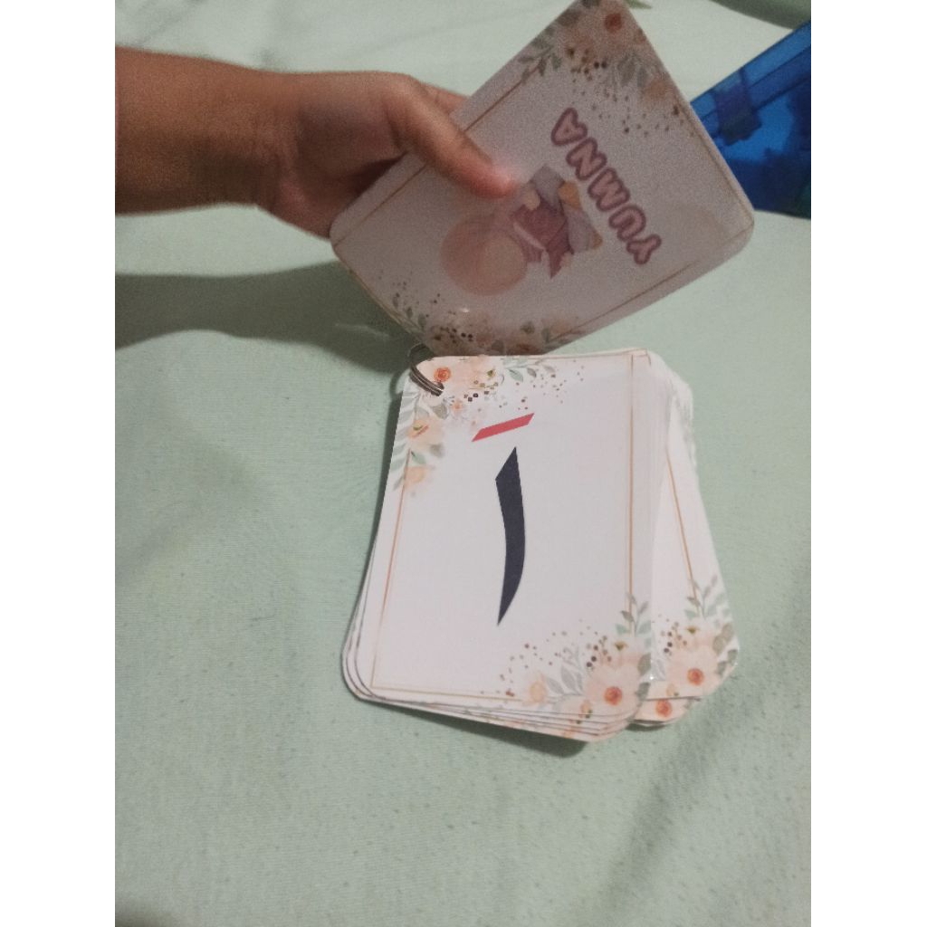 FLASHCARD/Kartu Hijaiyah Fathah Custom Nama