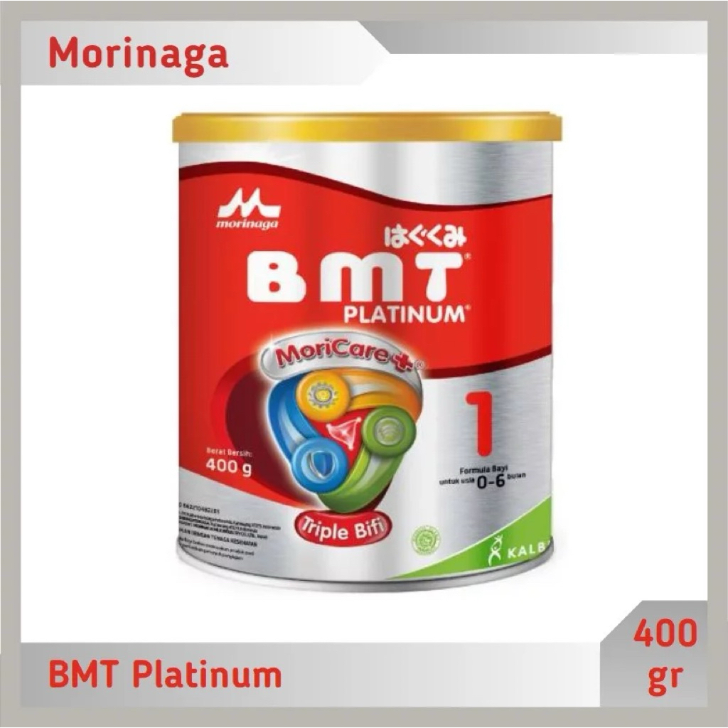 Susu Formula Morinaga BMT Platinum 1 400g untuk Bayi 0-6 Bulan dengan Nutrisi Optimal