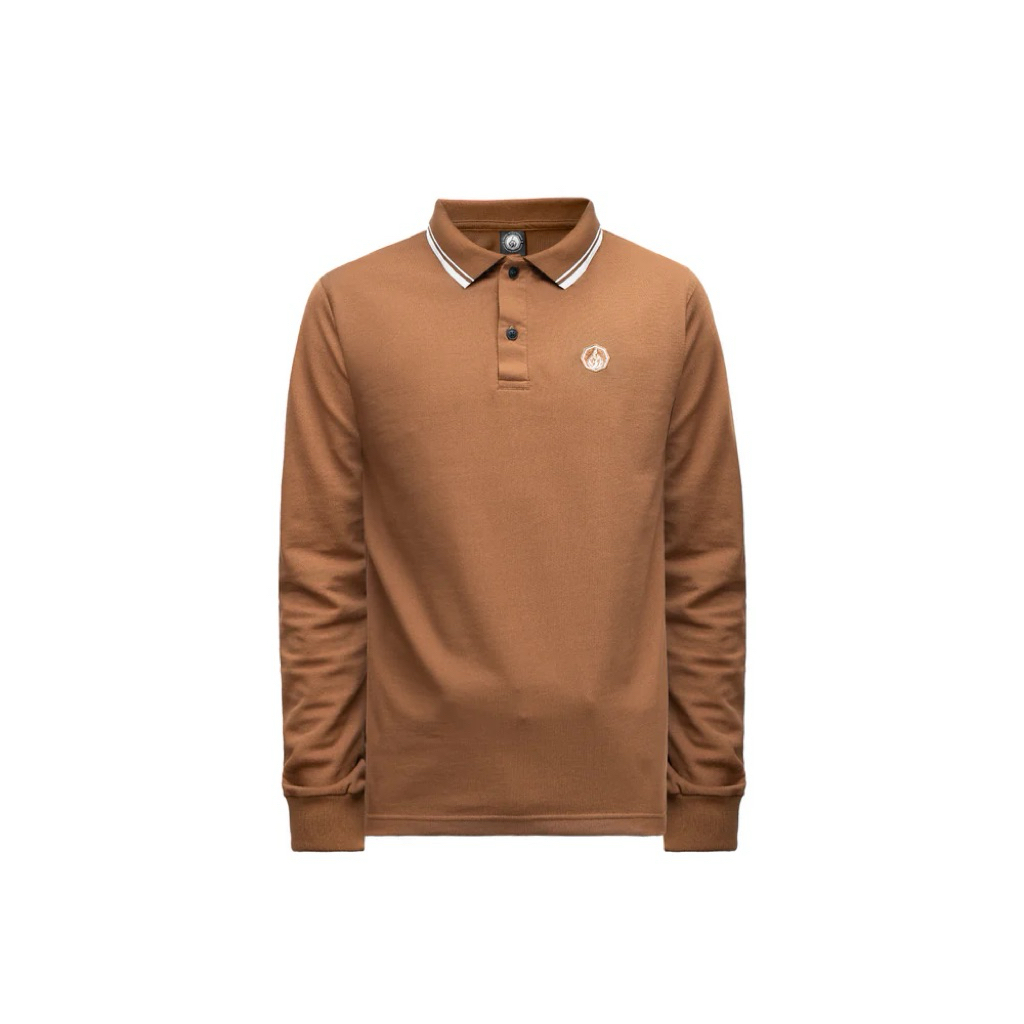 Prung Fremen WH Poloshirt Panjang Kaos Polo Lengan Panjang