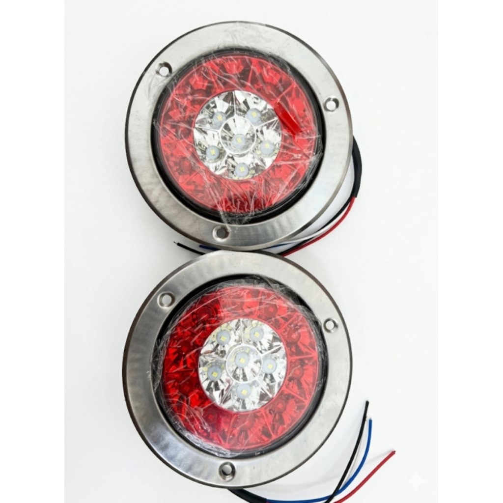 Lampu Stop Lamp LED Bulat Variasi Truk & Mobil Box 12V/24V
