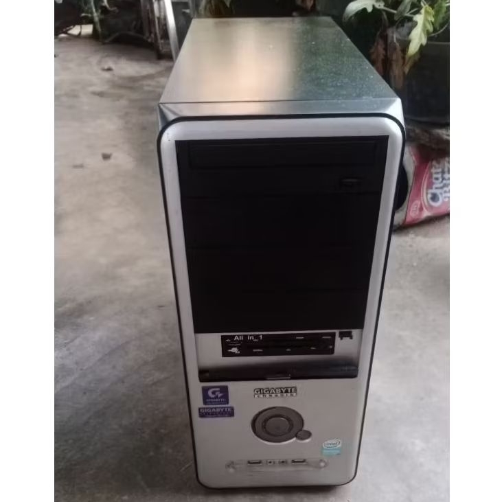 Cpu Komputer Motherboard Gigabyte + Core 2duo 7500 2,9Ghz dan Ram 2gb