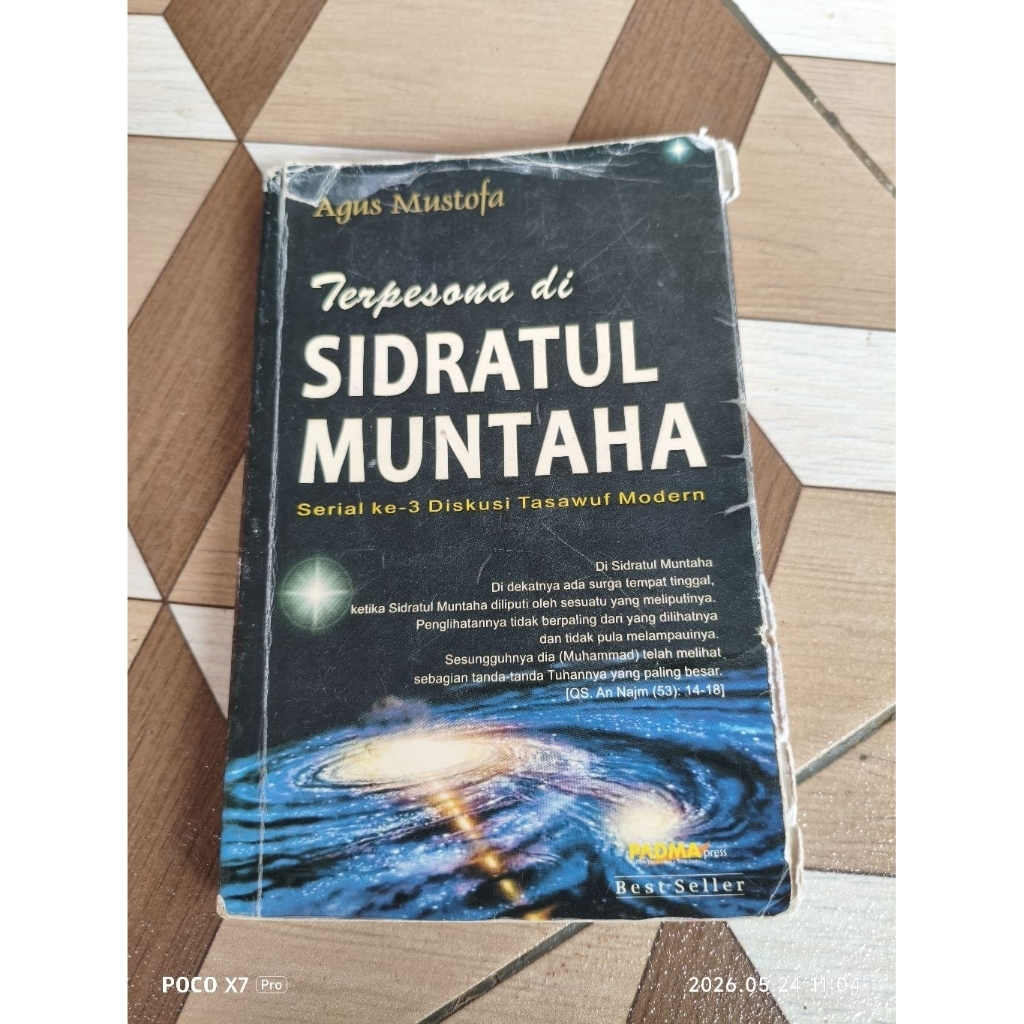 buku terpesona di Sidratul muntaha second bekas original