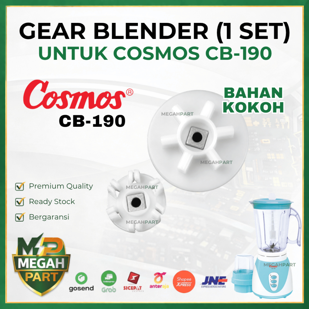 Karet Gear Blender COSMOS CB-190 CB190 - Gear Pemutar Blender COSMOS CB-190 - Kopling Blender COSMOS